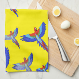 Paño De Cocina Primavera de playa de Mikitiez Parrot hawaii summe