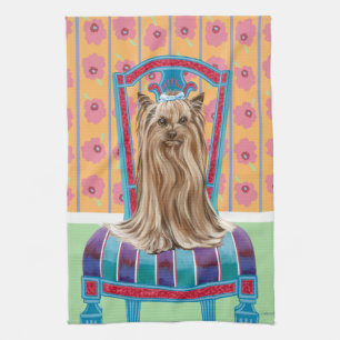Paño De Cocina Princesa Corona Yorkie
