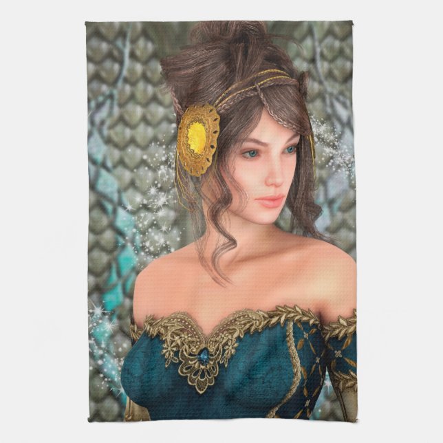 Paño De Cocina Princesa de cuento de hadas (Vertical)