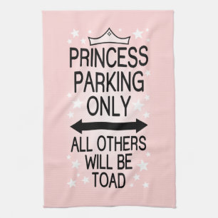 Paño De Cocina Princesa Parking Only