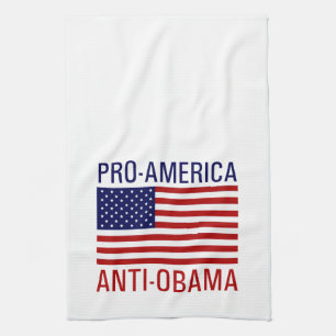 PAÑO DE COCINA PRO-AMERICAN ANTI-OBAMA