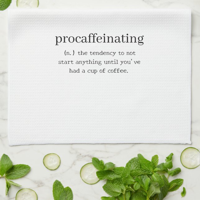 Paño De Cocina Procaffeinización (Doblado)