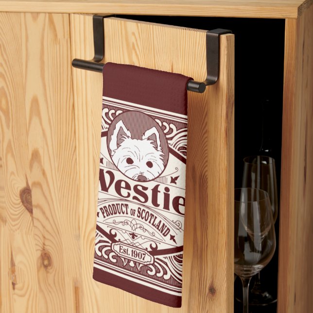 Paño De Cocina Producto antiguo occidental de Escocia (Pliegue de tercios)