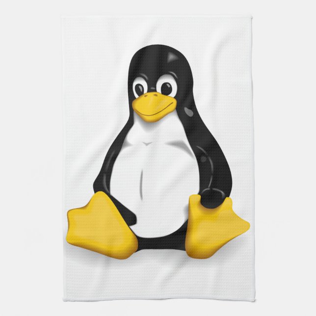 Paño De Cocina Productos de Linux Tux (Vertical)