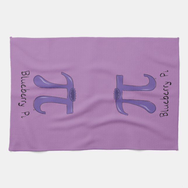 Paño De Cocina Profesor de matemáticas con símbolo de pi de Blueb (Horizontal)