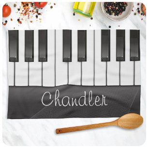 Paño De Cocina Profesor de Música de Piano Personalizado NOMBRE