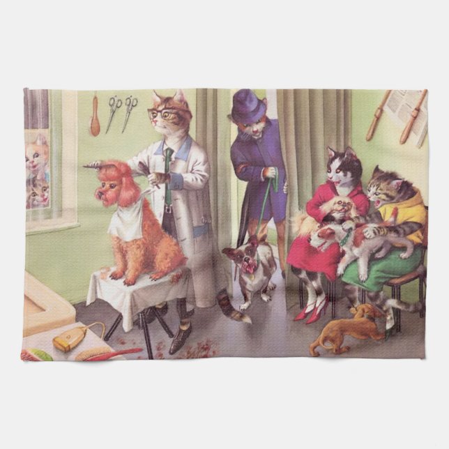 Paño De Cocina PROLONGACIONES DEL ANDÉN: Bulldog en los (Horizontal)