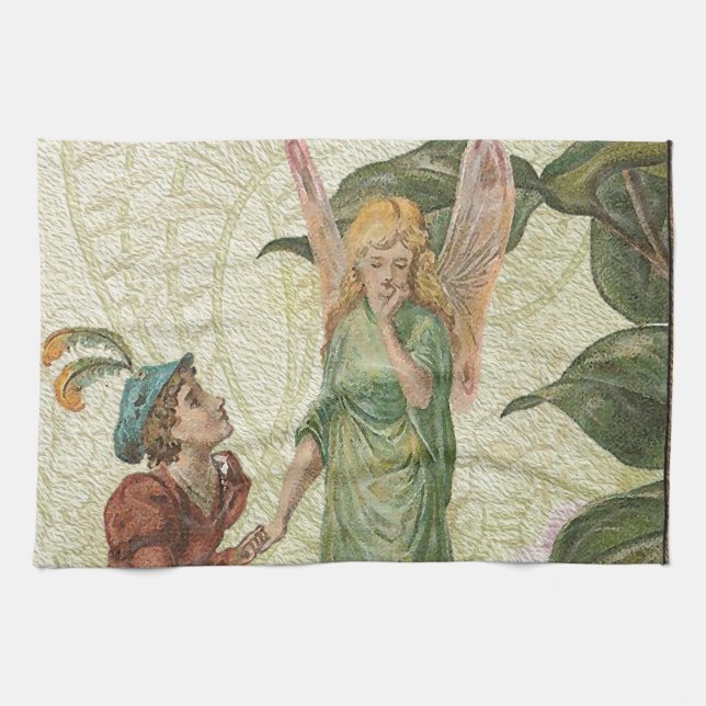 Paño De Cocina Promesa - cortejar un ángel (Horizontal)