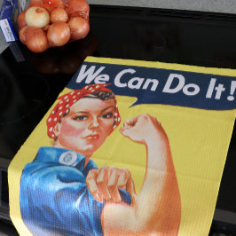 Paño De Cocina Propaganda de Vintage de Rosie Riveter