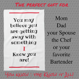 Paño De Cocina Puedes Creer Que Sé Humorístico