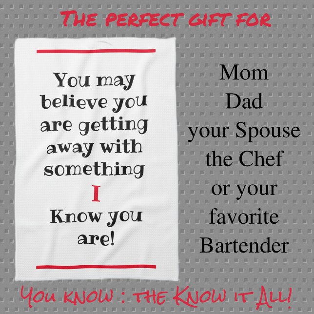 Paño De Cocina Puedes Creer Que Sé Humorístico (Subido por el creador)