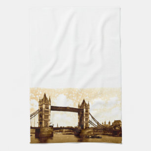 Paño De Cocina Puente de la Torre Londres 1900