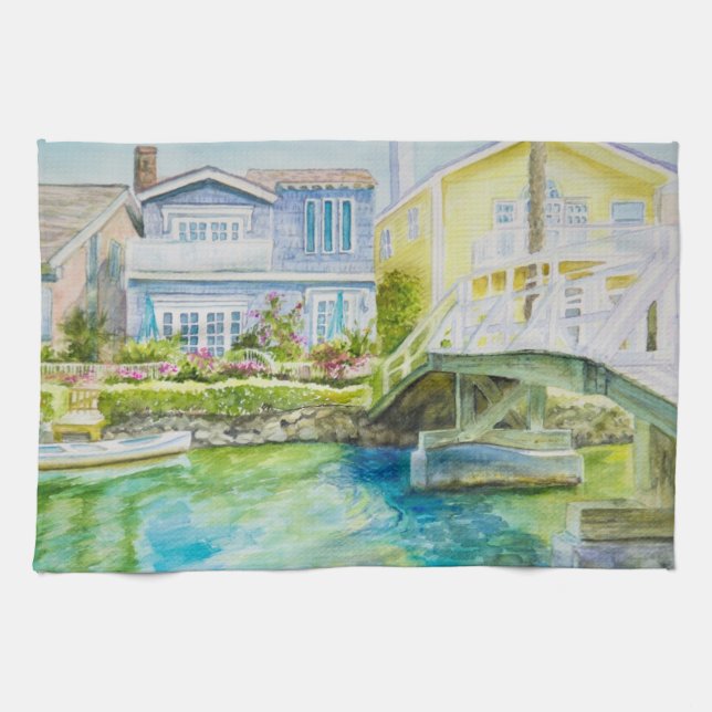 Paño De Cocina Puente de Venecia (Horizontal)