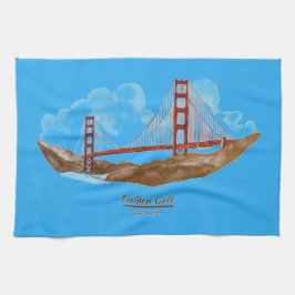 Paño De Cocina Puente Golden Gate de San Francisco