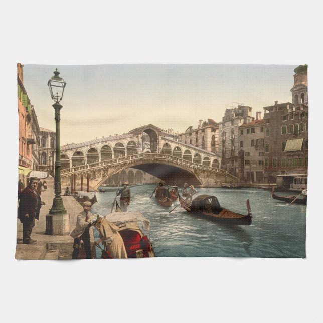 Paño De Cocina Puente II, Venecia, Italia de Rialto (Horizontal)