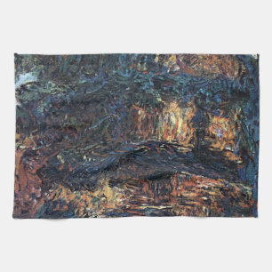 Paño De Cocina Puente Japonés de Claude Monet, Arte Antiguo Fino