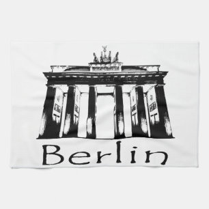 Paño De Cocina Puerta de Brandeburgo en Berlín