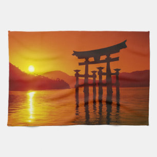 Paño De Cocina Puerta O-Torii, santuario Itsukushima, Miyajima,