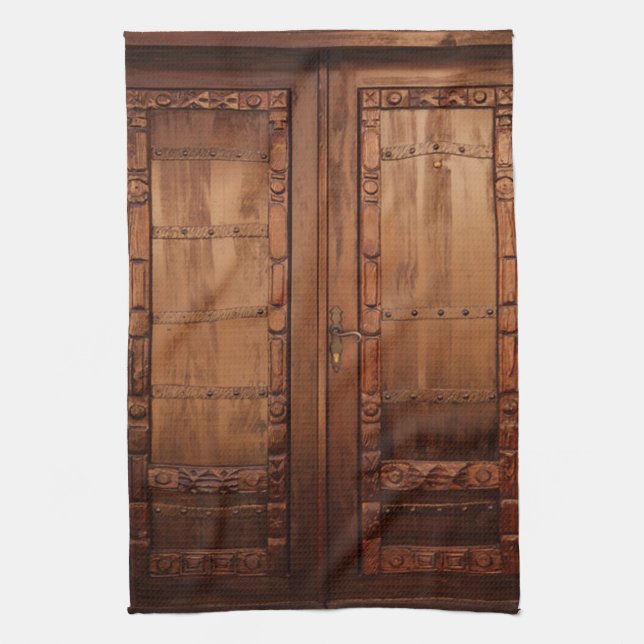 Paño De Cocina Puertas de madera (Vertical)