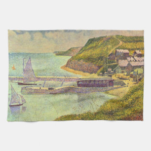 Paño De Cocina Puerto de Port-en-Bessin, marea alta de Georges Se
