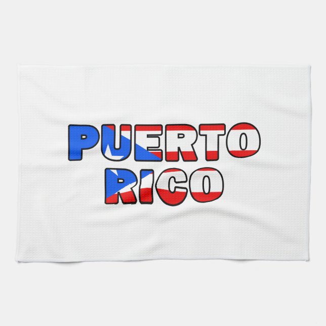 Paño De Cocina Puerto Rico (Horizontal)