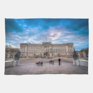 Paño De Cocina Puesta del sol en el Buckingham Palace, Londres