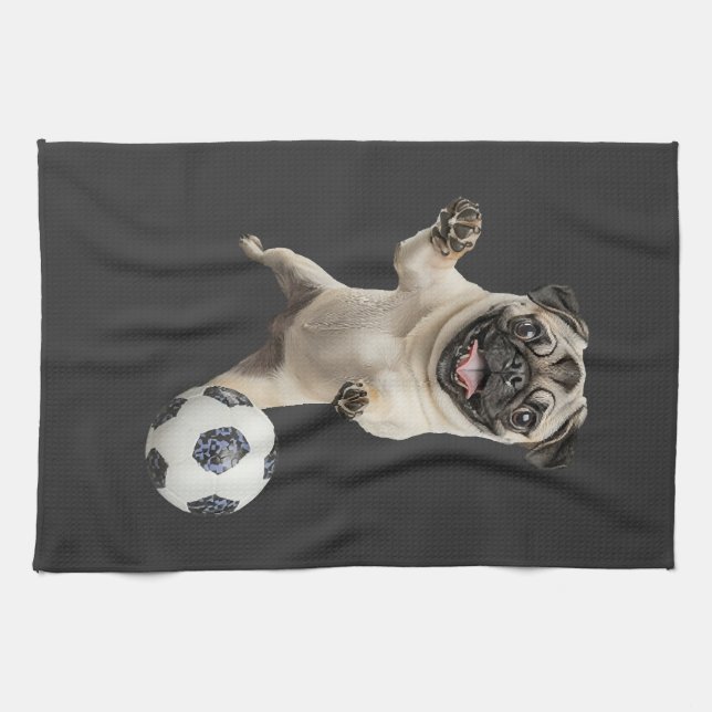 Paño De Cocina Pug   (Horizontal)