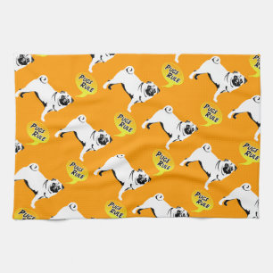 Paño De Cocina Pug Rules