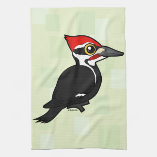 Paño De Cocina Pulsación de corriente de Birdorable Pileated