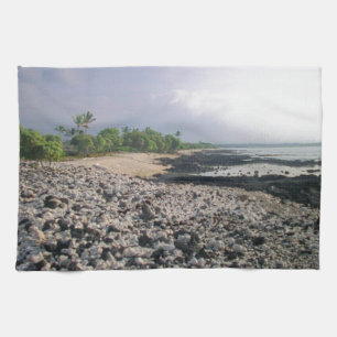 Paño De Cocina Punalu'u Black Sand Beach Hawaii Big Island