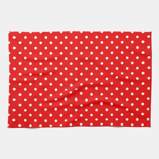 Paño De Cocina Punto polo rojo (Horizontal)
