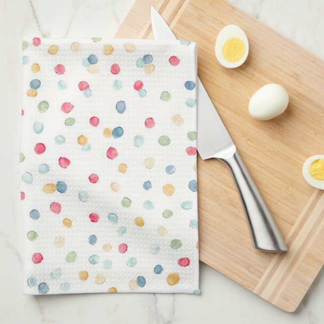 Paño De Cocina Puntos (Doblado Cuarto)