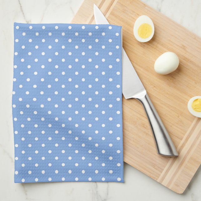 Paño De Cocina Puntos de Polka (Doblado Cuarto)