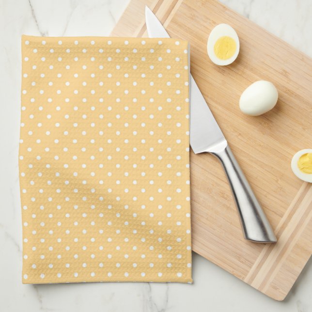 Paño De Cocina Puntos de Polka (Doblado Cuarto)