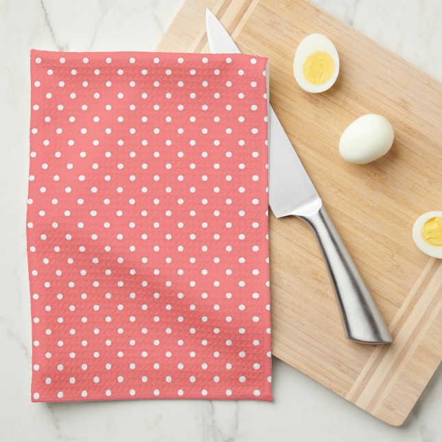 Paño De Cocina Puntos de Polka (Doblado Cuarto)