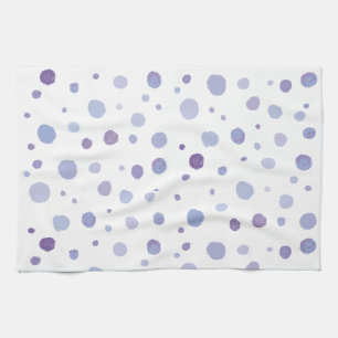 Paño De Cocina puntos de polka pintados a mano