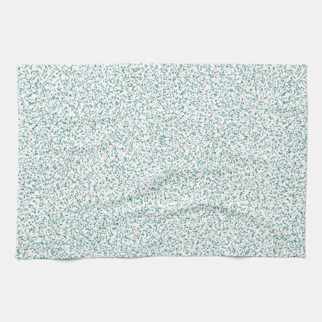 Paño De Cocina Puntos Específicos Inspirados En El Océano (Horizontal)