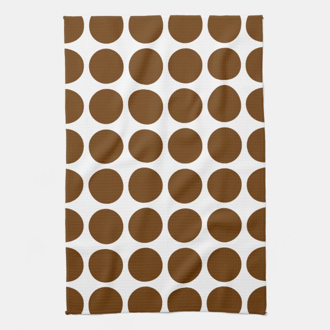Paño De Cocina Puntos Neutros de Nuez Moscada (Vertical)
