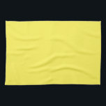 Paño De Cocina Pure Yellow Solid Color Blank Template Trendy<br><div class="desc">Personalizado Crea tu propio envío Añade tu Monograma Foto inicial o logotipo Nombre de texto Elegante Cocina y Comedor Moderno / Ropa de mesa y cocina / Plantilla en blanco Toalla de cocina de color amarillo y moderno de diseño de la cocina.</div>
