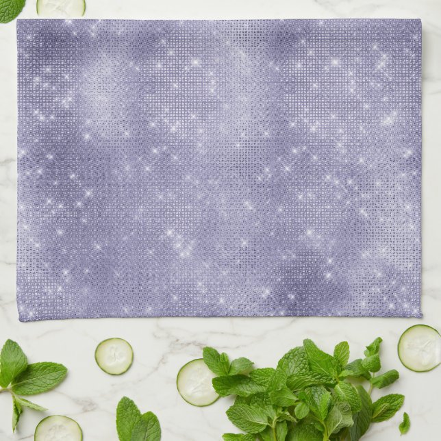 Paño De Cocina Purple Dream Sparkle (Doblado)