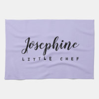 Purple Little Chef Script Name Simple personalizad