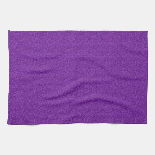 Paño De Cocina Purple Paisley (Horizontal)