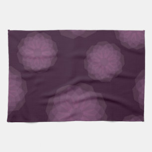 Paño De Cocina Púrpura, fresca, moderna, simple y floral abstract