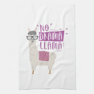 Paño De Cocina Púrpura ninguna llama del drama