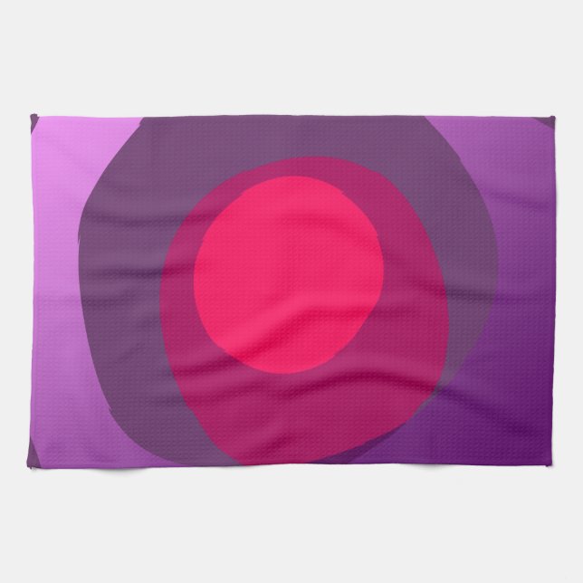 Paño De Cocina Púrpura Y Rosa 6078 (Horizontal)