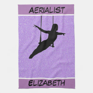 Paño De Cocina Purpurina Aerialist Purple