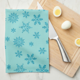 PAÑO DE COCINA PURPURINA AZUL DE VACACIONES PARECER A LA FESTIVID