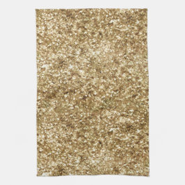 Paño De Cocina Purpurina Confetti Gold