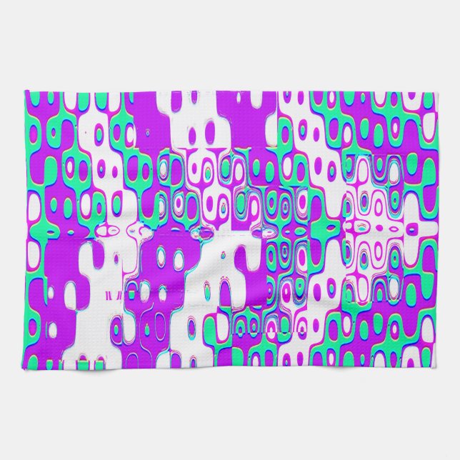 Paño De Cocina Quantum Physics Geometric Pattern  (Horizontal)