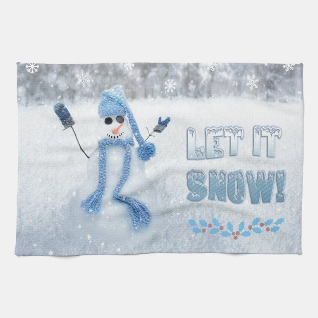 Paño De Cocina Que La Nieve (Horizontal)